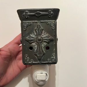 Sold Out on website. Scentsy Charity Cross Retired Wax Warmer Wall Plug-In